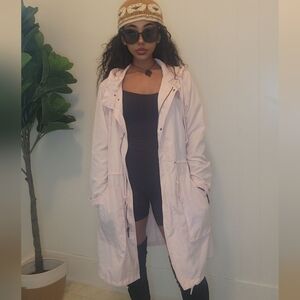 Kenneth Cole New York hooded rain coat